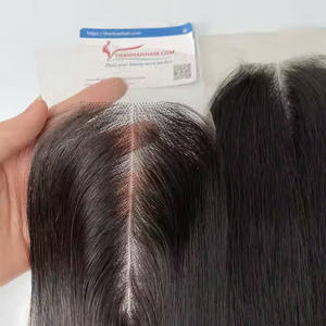 ¡VENTA FLASH! Venta de cierre de encaje recto natural HD Cierre de encaje suizo precios de fábrica inmejorables para hacer cabello de lujo de encaje - Product Image 6