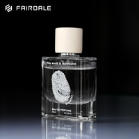 Emballage personnalisé OEM ODM, flacon de parfum vide en verre de 60 ml avec bouchon en céramique