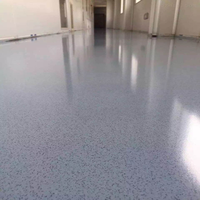 Peinture époxy autolissante pour sols en sable, revêtement décoratif coloré en pierre, antistatique pour salles blanches et ateliers électroniques