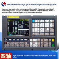 Système de machine à tailler les engrenages KT840GH ; Système CNC de fraisage de cannelures 3150/3180 à moderniser, origine Chine, 4 ans de garantie, mémoire 128 Mo, poids 0 kg