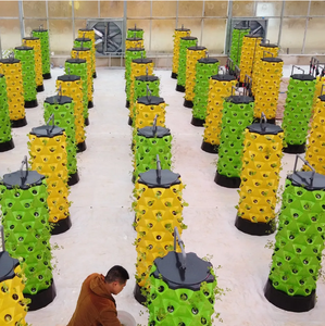 Aeroponic phát triển tháp hydroponics dọc vườn Hệ thống hệ thống thủy canh trong nhà PVC dứa trồng loại dọc - Product Image 2