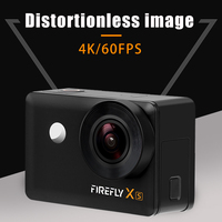 Cámara de Acción 4K 60FPS 1080P Personalizable de Fábrica, Resistente al Agua hasta 60m con Conexión Wifi para Natación y Buceo