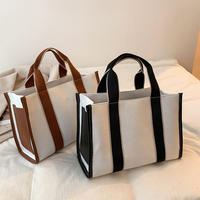 Sac fourre-tout tendance 2025 pour femme – Décontracté, portable, idéal pour l'école, été comme hiver, en polyester, capacité 20-35L