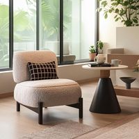 Fauteuil individuel de salon en métal style crème, fauteuil de balcon haut de gamme de luxe léger, fauteuil de loisirs minimaliste design
