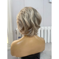 Perruques en cheveux humains SHY Medical, entièrement nouées à la main, couleur personnalisée, raie réaliste, remplacement capillaire pour marques OEM ODM