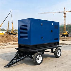 เครื่องกำเนิดไฟฟ้าดีเซลระบายความร้อนด้วยน้ำ 12-1000KVA ควบคุมอัจฉริยะผ่านระบบคลาวด์ ติดตั้งบนรถพ่วงเคลื่อนที่ พร้อมระบบ ATS ปรับกำลังไฟฟ้าอัตโนมัติ ผลิตตามสั่งจากโรงงาน (OEM) - Product Image 1