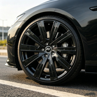 Jantes en alliage coulé PY Brand Gravity Cast 20 5x100 5 branches Hyper Silver, certifiées DOT, agréées UE, compatibles CUV