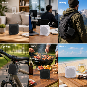 Enceinte sans fil CWC F16 en gros, logo personnalisé, étanche IPX5, subwoofer de type C, enceinte sans fil portable pour cadeau promotionnel - Product Image 6