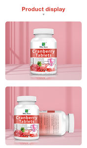 เม็ดสารสกัดแครนเบอร์รี่ผสมวิตามินซีสำหรับผู้ใหญ่ อาหารเสริมโภชนาการรายวัน ผลิตภัณฑ์เสริมอาหารแบบฉลากส่วนตัว - Product Image 6