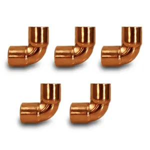 air conditioner accessories copper 45 degree equal elbow plumbing copper fitting