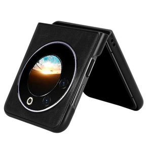 Compatible avec Tecno Phantom V Flip Étui de protection rétro en cuir PU <span class=keywords><strong>ultra</strong></span> fin antichoc Compatible avec Tecno Phantom V Flip 5G C - Product Image 6