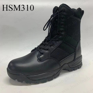 HY,Traffic Patrol Shock-proof EVA+rubber Outsole Black Combat <strong>Boots</strong> No-marking Durable <strong>Tactical</strong> <strong>Boots</strong> Popular in <strong>USA</strong> HSM310 - Product Image 2