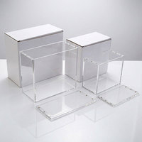 Boîte d'appoint en acrylique transparent de grande taille personnalisée Boîte de présentation Elite Trainer avec couvercle magnétique ETB Boîte en acrylique 8mm 6mm
