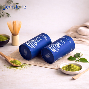 Printed Eco-friendly <b>Spice</b> Salt Matcha Powder Whisk Cardboard Tube Cylinder <b>Packaging</b> Food Grade Herbal Tea Paper Tube <b>Packaging</b> - Product Image 5