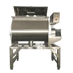 High speed food particle cosmetic powder stirring plant application multi blades blending mixer machine