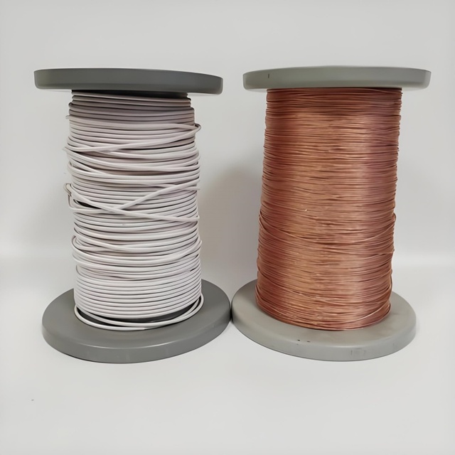 High Voltage USTC 0.05-0.1mm High Frequency Solid Copper Bare Silk Covered Litz Wire for Power Inductors and Transformers