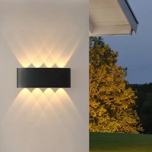 Lámpara de Pared LED para Porche, Diseño Cónico, Aluminio, Iluminación Superior e Inferior, RGB, Lámpara de Noche Inteligente - Product Image 5
