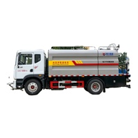 Pulvérisateur de pâte de ciment avec système de nettoyage intégré, moteur diesel, transmission 4x2, zone de pulvérisation de 8 à 12 m pour l'entretien routier et l'exportation mondiale