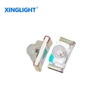 XINGLIGHT Светодиодная лампа шаровая Головка конденсаторный объектив 0603 0805 1206 красный зеленый желтый синий оранжевый белый светодиод SMD