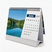 Calendario da Tavolo 2027 con Citazioni Motivazionali e Affermazioni, Stampa Digitale, Decorazione per Ufficio
