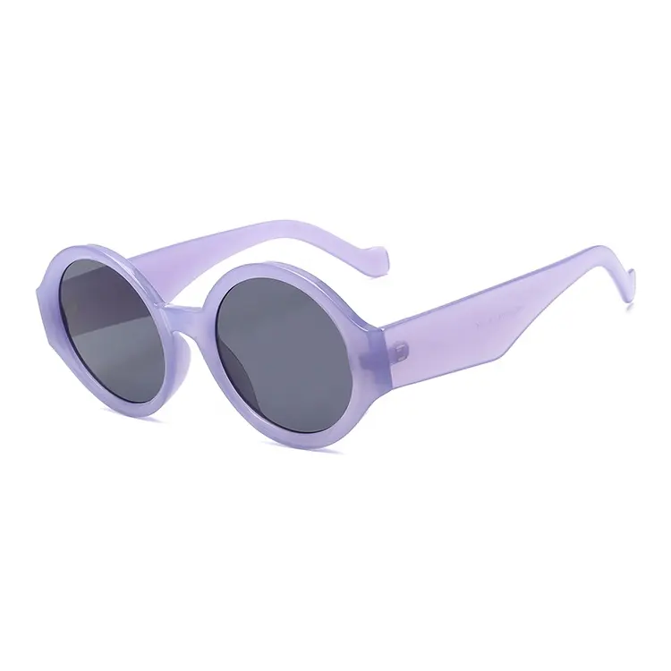 High end 2023 round sunglasses Shade UV 400 Lens Oculos Gafas Elegant Round Sunglasses cheap china oem odm sunglasses supply