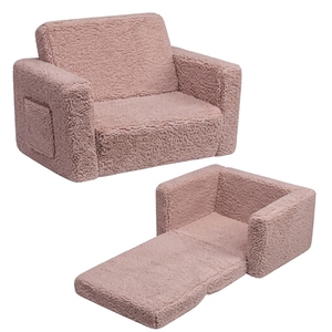 <span class=keywords><strong>Fauteuil</strong></span> <span class=keywords><strong>de</strong></span> jeu Sherpa 2-en-1 convertible <span class=keywords><strong>pour</strong></span> enfants, canapé-lit pliable <span class=keywords><strong>pour</strong></span> tout-petits, <span class=keywords><strong>mousse</strong></span> haute densité, chambre et salon - Product Image 5