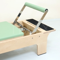 Reformer de Pilates Portátil Tmax de Madera de Arce, Equipo de Gimnasio en Casa con Características Ajustables
