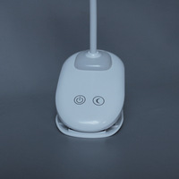 Lampe de bureau à pince LED rechargeable pour camping, lumière d'ambiance USB, veilleuse intérieure à lumière chaude, commande tactile, design moderne et minimaliste