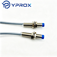 YPROX YP-M12 Sensor Proximitas Induktif Silinder 3-Kabel Jarak Deteksi 4-8mm Tahan Debu Tahan Air Output NPN/PNP NO/NC