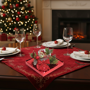 Candela con Design Babbo Natale per Decorazioni da Tavola e Feste - Product Image 3
