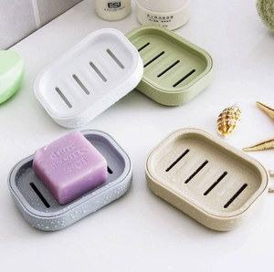 Jabonera Portátil de Plástico de Doble Capa, Jabonera Hermética para Baño con Bandeja de Drenaje para Viajes - Product Image 4