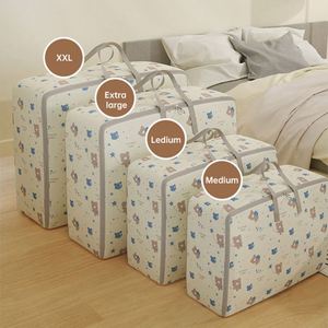 Sac de rangement pour vêtements et couettes de haute qualité en tissu Oxford, sac de voyage, grand sac de rangement et de déménagement, sac à bagages, vente en gros - Product Image 4