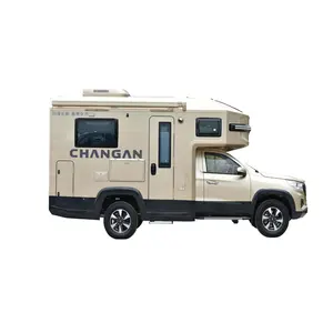 Factory price 4*4 travel trailer luxury pickup truck changan bed camper vans