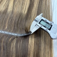 Extensions de cheveux humains 100% vierges russes Remy à cuticules intactes, double tirage, trame papillon XO, volume invisible