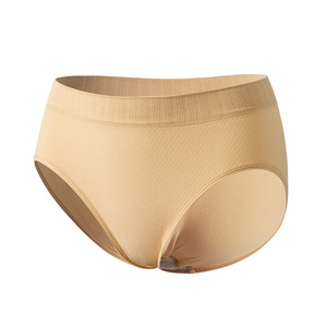 Culottes gainantes taille haute sans coutures pour <span class=keywords><strong>femmes</strong></span> <span class=keywords><strong>rondes</strong></span>, extra extensibles, avec coton - Product Image 2