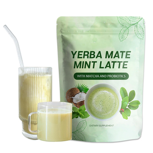Té de Yerba <span class=keywords><strong>Mate</strong></span> de Marca Propia, Latte de <span class=keywords><strong>Menta</strong></span> con Matcha, Latte Instantáneo Sin Lácteos, Latte de Superalimentos, Latte de Té Instantáneo - Product Image 1