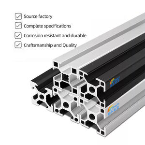 อะลู<span class=keywords><strong>มิ</strong></span><span class=keywords><strong>เนียม</strong></span>โปรไฟล์4080โลหะชุบอโนไดซ์ขนาด40x40มม. 4040อัดขึ้นรูปความแม่นยำสูงผลิตภัณฑ์ทางอุตสาหกรรม - Product Image 3