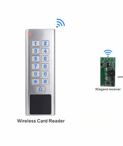 125Khz Khoảng Cách Truyền Thông Dài Không Dây Wiegand Bàn Phím Kim Loại RFID Đầu Đọc Thẻ Gần - Product Image 2