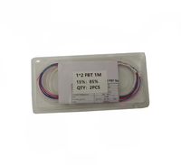 Splitter FBT Tabung Baja Mini 0.9mm Rasio Pembagian 1x2 1/99 hingga 33/67 Kompatibel POE Bahan PVC LSZH