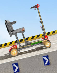 2024中国工場超軽量折りたたみ式電動モビリティスクーターウォーカー折りたたみ式大人用アクセサリー無効 - Product Image 5