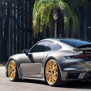 Jantes en alliage d'aluminium monobloc <span class=keywords><strong>de</strong></span> roue <span class=keywords><strong>de</strong></span> voiture <span class=keywords><strong>de</strong></span> sport forgées pour Porsche Chevy C7 C8 pour Lamborghini <span class=keywords><strong>MacLaren</strong></span> 20mm ET nouveau - Product Image 3