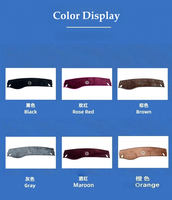 Housse de tableau de bord de voiture Luerman Luxury Anti Sun Glare, antidérapante, personnalisée pour Toyota Mark II 2002-2004