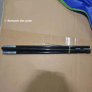 Auvent de bateau en caoutchouc pour kayak, tente de pêche portable, protection solaire, imperméable, pour 2 personnes, modèle YX-058 - Product Image 4