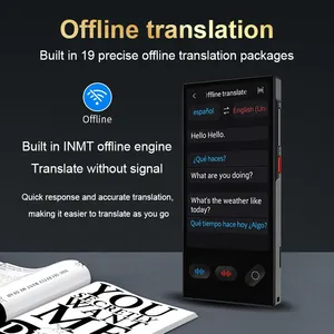 S35 148 Dispositivo traductor de <span class=keywords><strong>idiomas</strong></span> en línea 19 Traducción de fotos de voz sin conexión AI Smart ChatGPT Intérprete Traductor instantáneo - Product Image 3