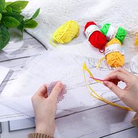 78119 4 \ "X 4 \" feuilles de toile en plastique carrées pour broderie tricot Crochet-pour bricolage artisanat projets d'artisanat