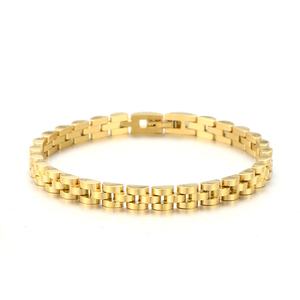 Custom <b>Men</b> Bracelet Luxury Non Tarnish 14k 18k Gold Plated Bracelet <b>Men</b> 316l Stainless Steel Bracelet <b>for</b> <b>Men</b> - Product Image 5