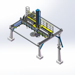 เครื่องจัดการโครงถักอัตโนมัติควบคุมด้วย PLC ความแม่นยำสูงสำหรับการเคลื่อนย้ายชิ้นงาน เครื่องมือกลหลายชนิด กล่องเกียร์ ปั๊ม รับประกัน 1 ปี - Product Image 1