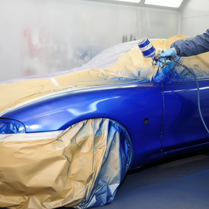 Flame Red 2K Automotive PU Paint Revestimiento brillante resistente a impactos con aplicación de pistola pulverizadora Estado líquido - Product Image 1