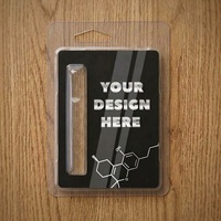 Cartouches vides 1g 2g à double saveur pour dispositif USB jetable à double compartiment, boîte d'emballage avec impression UV