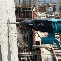 Perceuse à percussion sans fil OEM en gros 21V 3 modes, moteur sans balais, capacité béton 26mm, 850W, couple 29.1ft-lb, batterie lithium, modèle pistolet